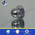 China Supplier High Strength carbon steel zinc plated hexagon domed cap nut